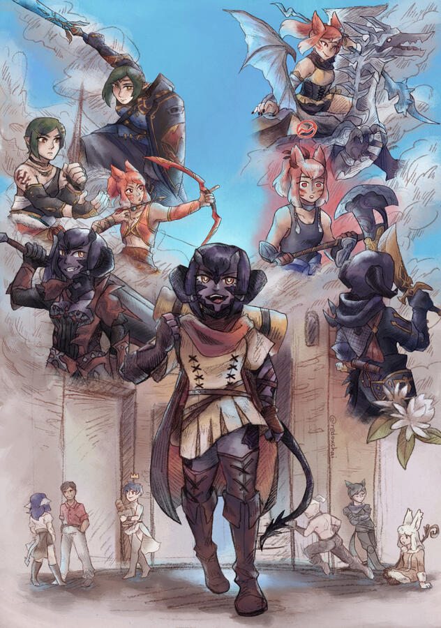 Final Fantasy XIV Newfound Adventure (Fang & friends ver.)